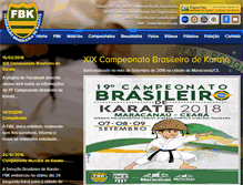 Tablet Screenshot of fbk.com.br